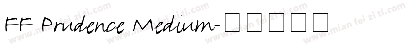 FF Prudence Medium字体转换